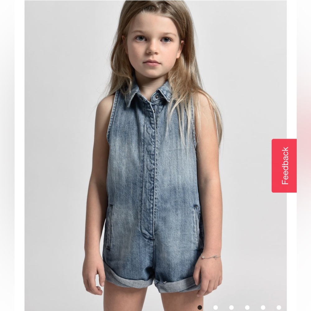 ONETEASPOON***Mini Braxton Denim Playsuit**Size 8-9 $89
